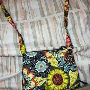 Multi colored Vera Bradley cross body purse